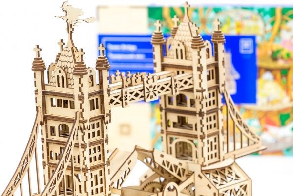 Конструктор деревянный Mr.Playwood Тауерский мост деревянный 3D 10002/03