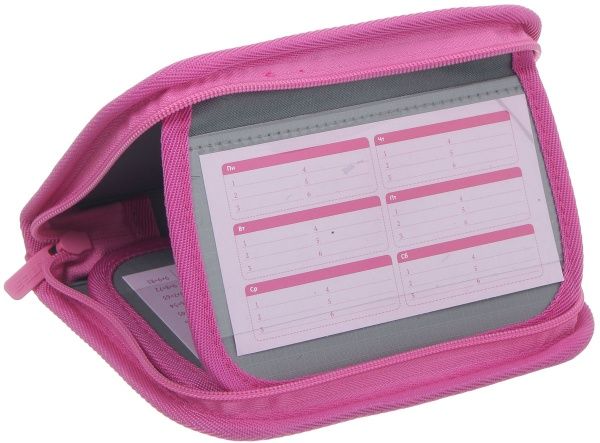 Пенал шкільний без наповнення K19-622-13 Kitty KITE сірий із рожевим