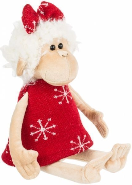 Мягкая игрушка Orange Обезьяна в красном платье 40 см 5013/25