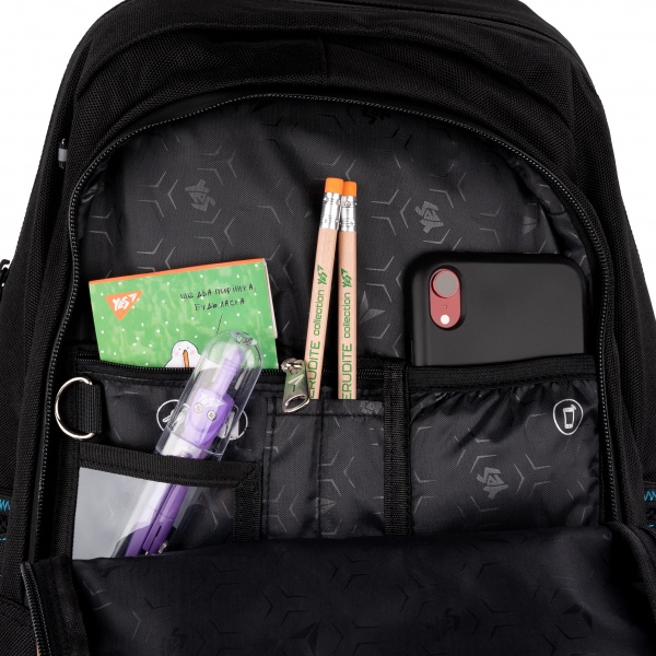 Рюкзак шкільний YES Fashion TS-61 Streetwear чорний
