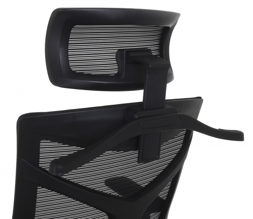 Кресло офисное Центр Меблів Тонго 64,5х70х124 см серый/черный