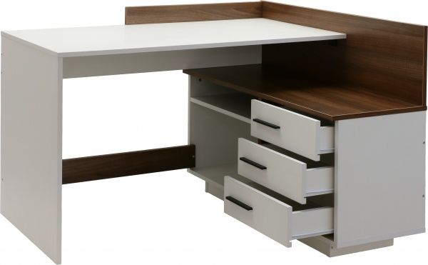 Стол компьютерный Star-M Эстет (C-51) слива венгерская + белый 