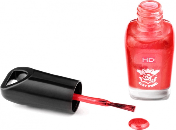 Лак для ногтей Kiss HD Mini №16 сладкая клубника 8 мл 