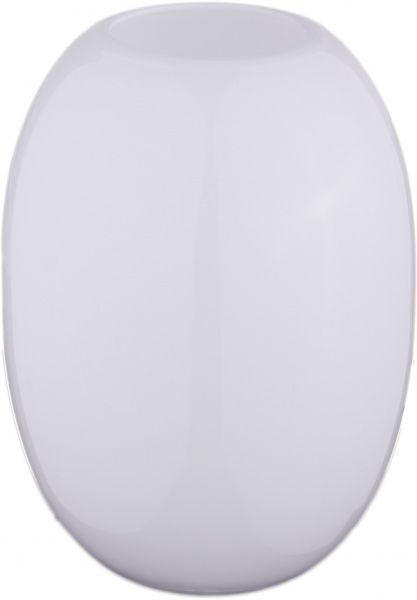 Ваза стеклянная белая 20х14,6 см Wrzesniak Glassworks