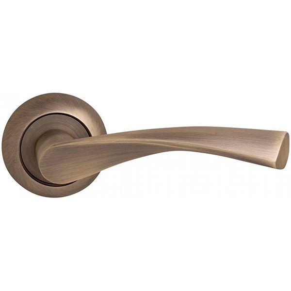 Ручка на розетці  Comit Vela CM 170 матова антична латунь