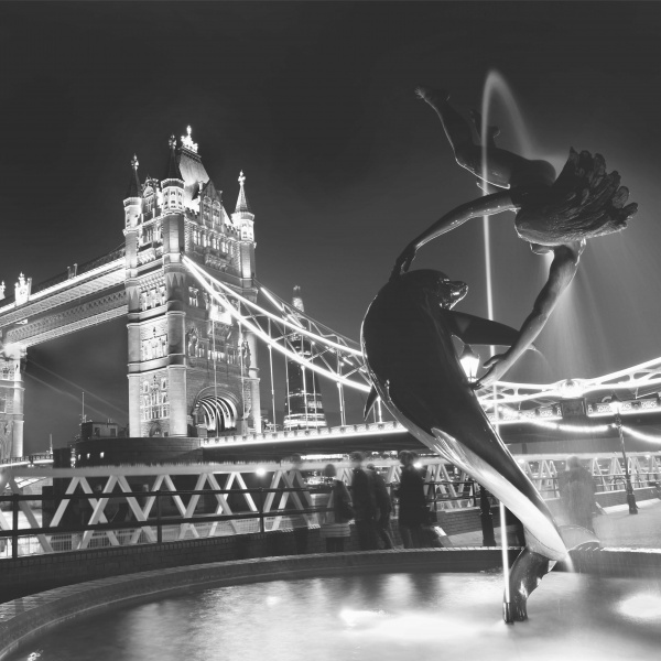 Постер Дівчина та дельфін Posterclub 