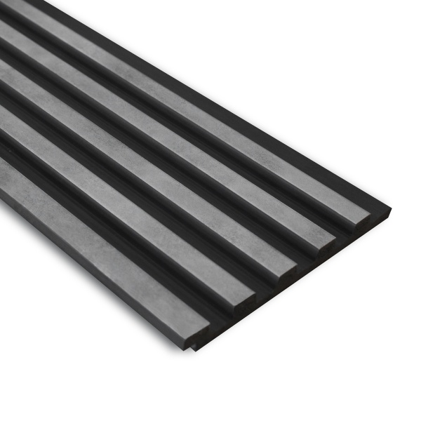 3D-панель MARCO decor 12010-707-K серый бетон с черным 120х10х2900 мм (0,34 кв.м)