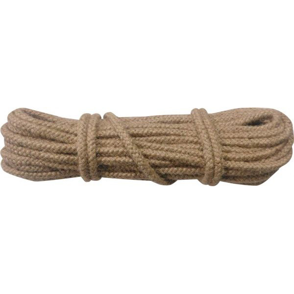 Канат джутовий плетений 12 мм 20 м коричневий 0,7 кг