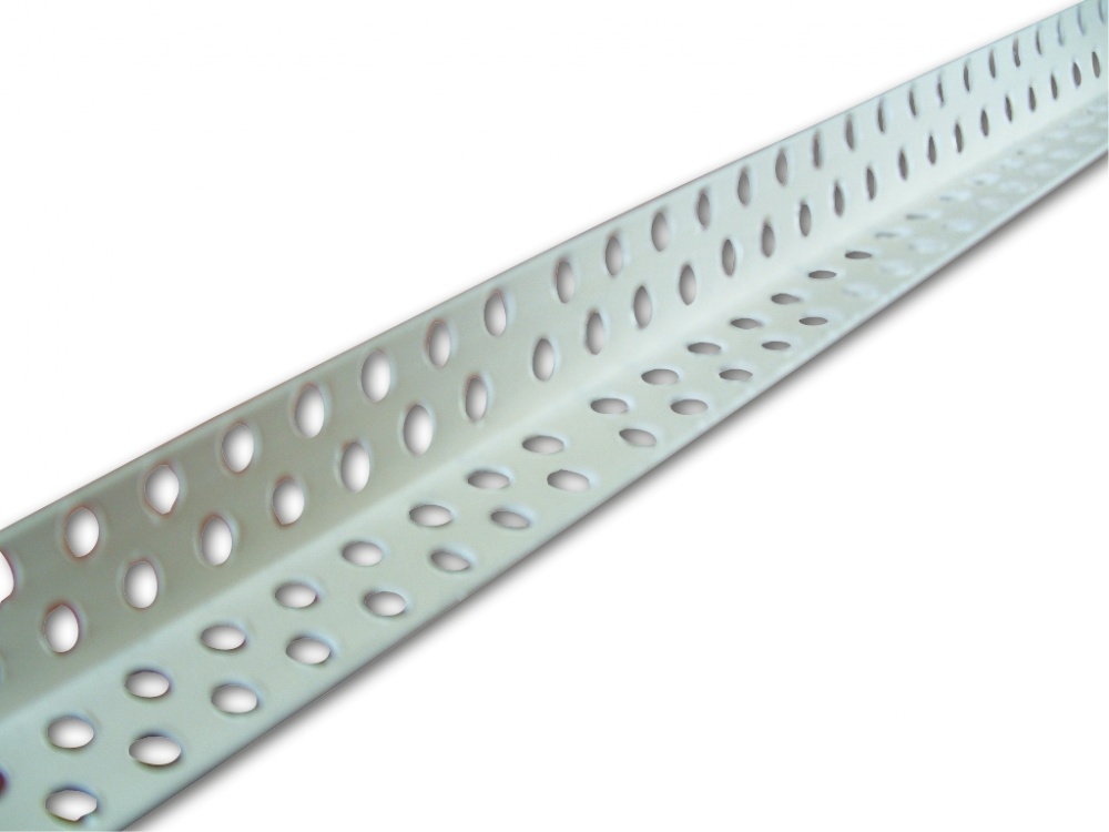 Кутник ПВХ перфорований прямий Masterplast THERMOMASTER 2,5м 22х22мм