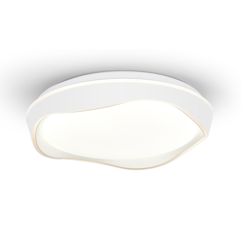 Світильник стельовий Miorro LED Rotondo з пультом 6480 Лм ∅395 мм 54 Вт білий 51-313-032