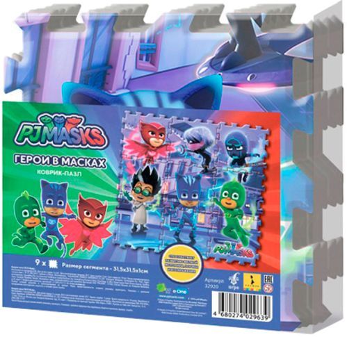 Коврик-пазл PJ Masks Герои в масках 120418