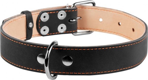 Ошейник Collar двойной 3,5х48-63 см черный
