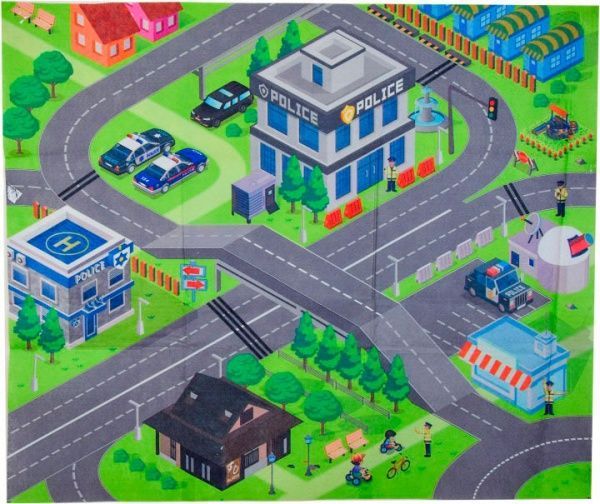 Игровой набор Shantou коврик детский с машинками MY9402A