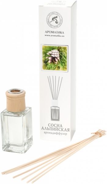 Аромадиффузор Ароматика с натуральными маслами Сосна альпийская 100 мл 