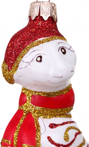 Декорация новогодняя Формовая игрушка в ассортименте 7 см 