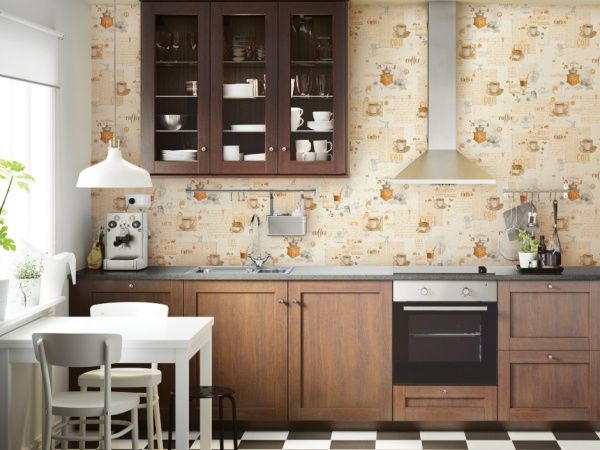 Шпалери вінілові на паперовій основі Слов'янські шпалери Expromt Латте 5754-10 0,53x10,05 м 