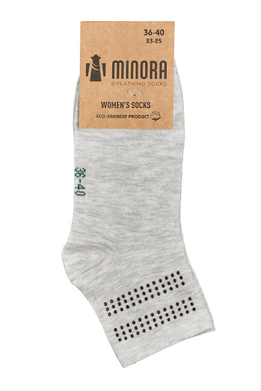 Шкарпетки жіночі MINORA бежевий/білий/бордовий/бузковий/персиковий/синій/чорний 