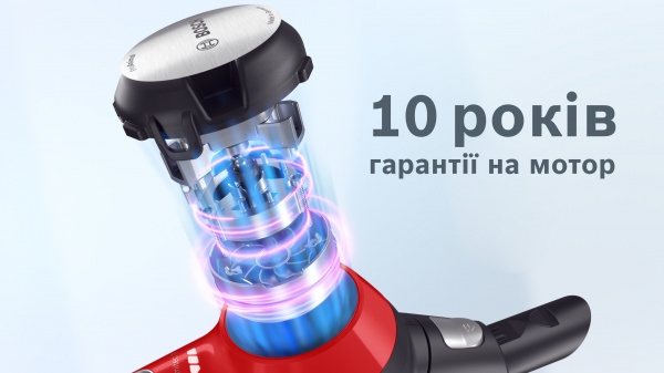 Пилосос акумуляторний Bosch Unlimited 7 BBS711ANM red 