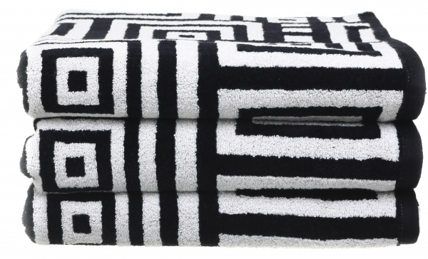 Полотенце Rombo 70x140 см черный 
