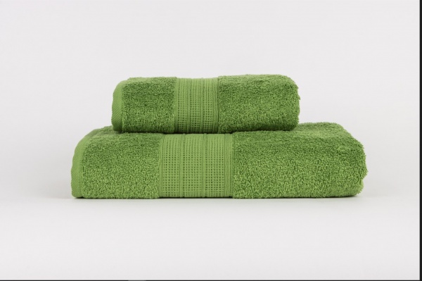 Рушник махровий Classic 70x140 см трав'яний Saffran 