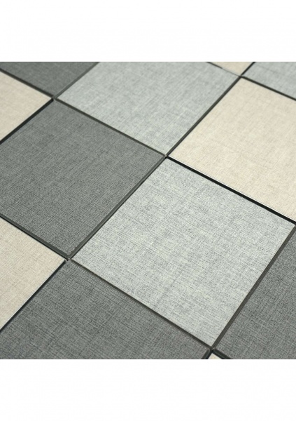 Декоративная панель EMERGO самоклеющая Квадрат Серый Home Inspire 