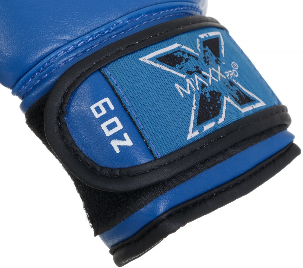Боксерские перчатки MaxxPro AVG-616 Blue vynil-06 р. 6 6oz Blue vynil-06 синий
