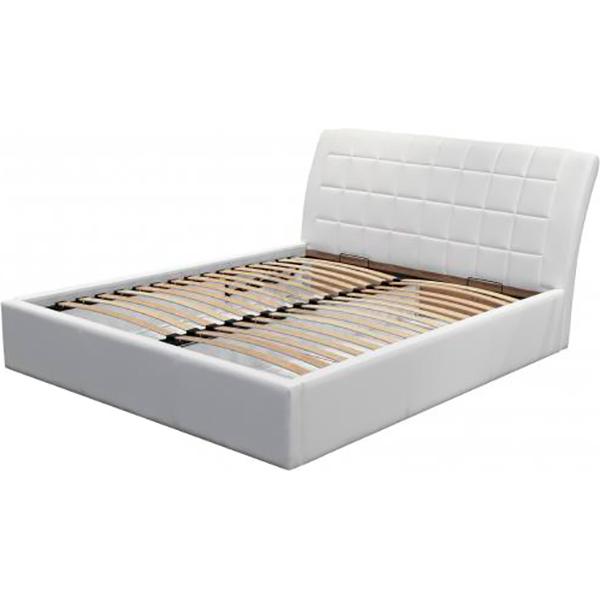 Кровать с подъемным механизмом AMUR Queen белая 160x200 см белый 