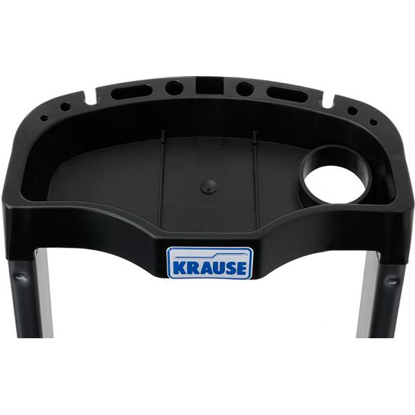 Лестница-стремянка Krause Securo 5 анодированная (126436) c органайзером