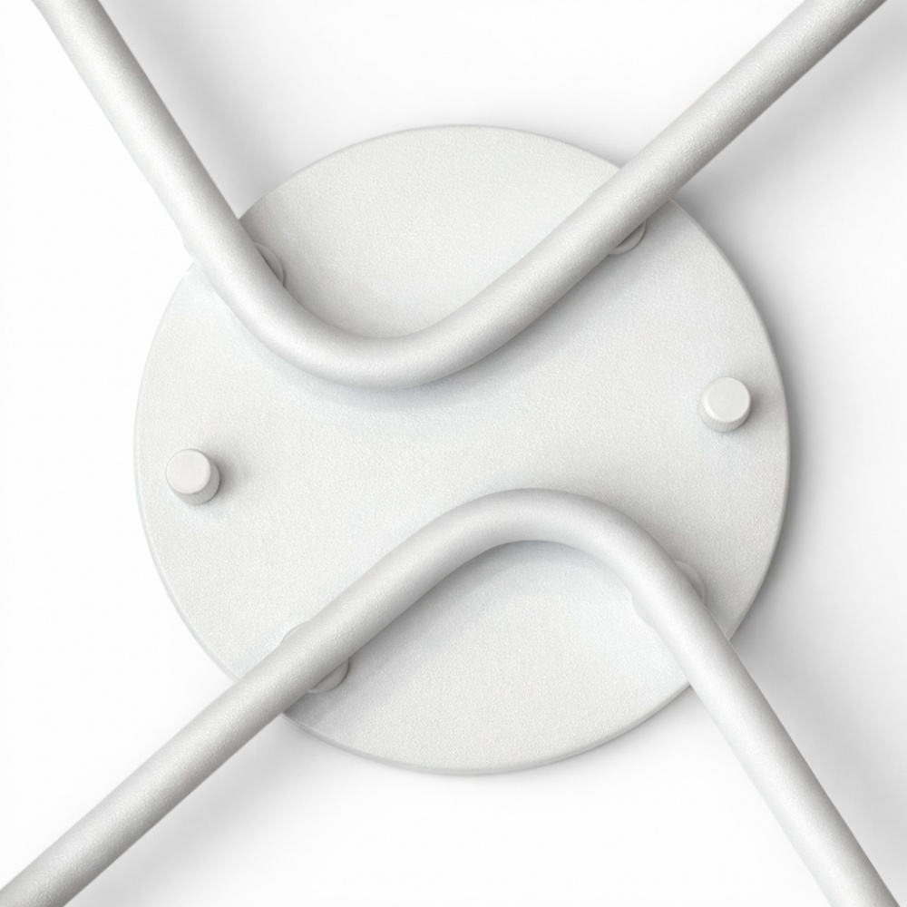 Люстра потолочная LIGHT SET DUSHA MS228 4x12 Вт GX53 белый/дымчатый