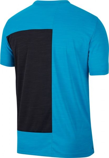 Футболка Nike M NK DRY SUPERSET SS PX GFX CJ4617-446 L блакитний