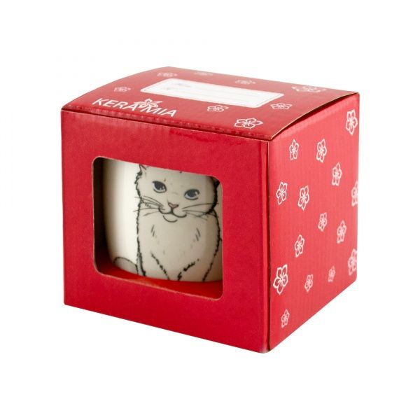 Чашка Glossary Cat 415 мл 21-279-078 Keramia