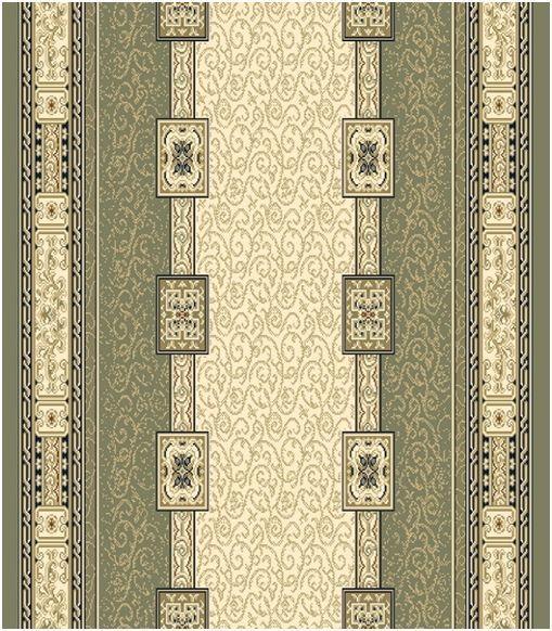 Дорожка Balta Kashmar 1,37 м 7552/044 зеленая