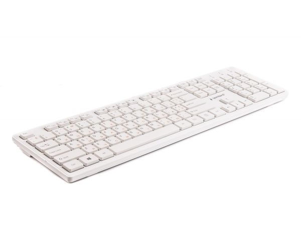 Клавиатура Gembird (KB-MCH-03-W-UA) white