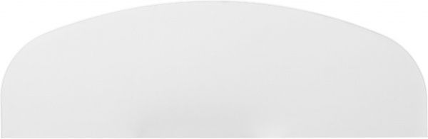Полка ДСП радиусная 600x200 мм белый 