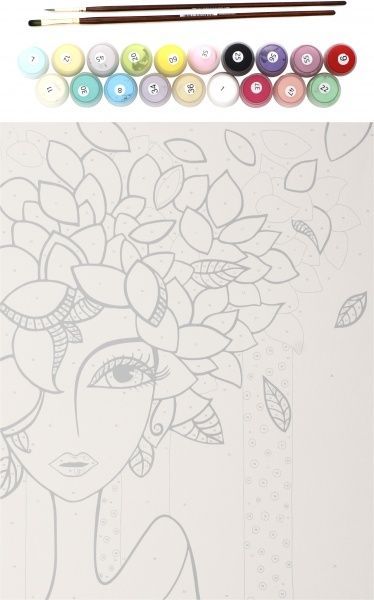 Картина за номерами Кокетка ROSA 