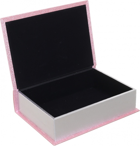 Скринька-книга Шик 30х22х7,5 см світло-рожева