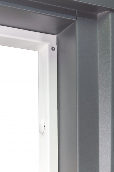 Двері вхідні Булат Термо House-703/вулична Антрацит / Дуб полярний антрацит / дуб полярний 2050x850 мм ліві