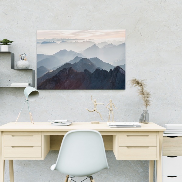 Картина на полотні Світанок у горах 110x80 см WS Holst 14082220 