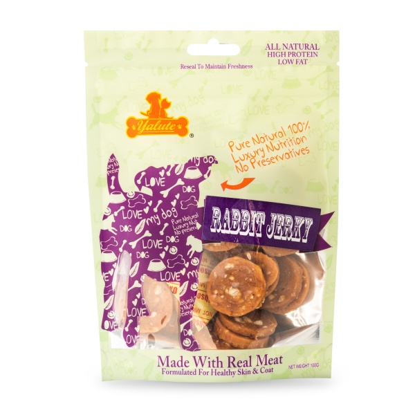 Снеки Yalute Foods кролик и банан 100 г