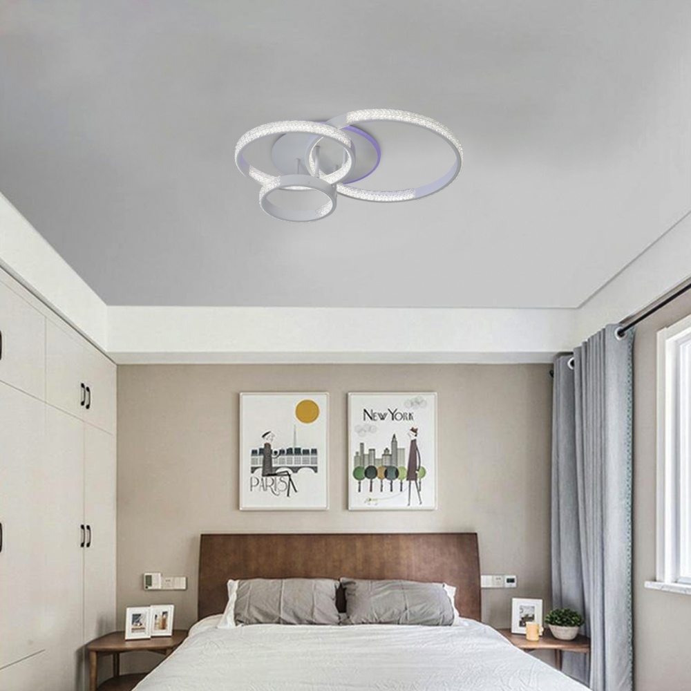 Люстра стельова Eurolamp 75 Вт LED-модуль білий LED-LR-75-M17(white)