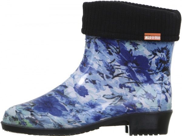 Полусапоги Alisa Line Цветы р.37 синий