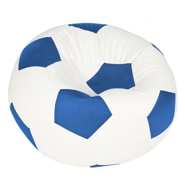 Кресло-мешок Flybag М'ЯЧ-L 900 мм белый с синим (67140) 