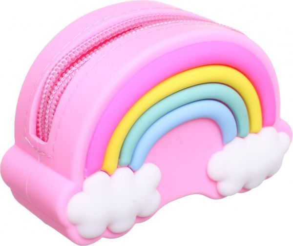 Пенал Веселка 9,5х6х3,7 см різнокольоровий
