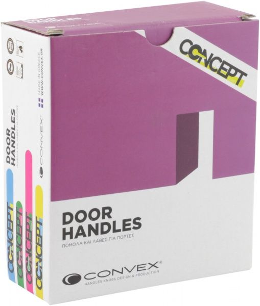 Ручка на розетке Convex 1485 квадрат матовый никель