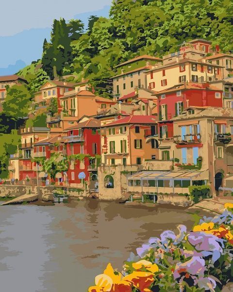 Картина по номерам Набережная Италии Идейка 