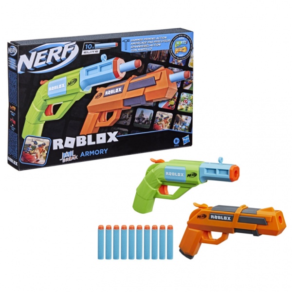 Бластер Hasbro Nerf Роблокс Джаілбрейк Армор F2479