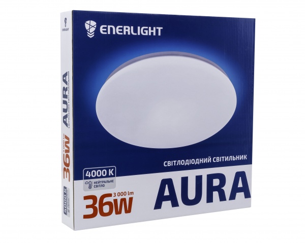 Світильник світлодіодний Enerlight LED 4000 К 36 Вт білий AURA36SMD80N 
