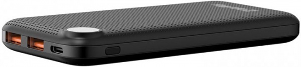 Внешний аккумулятор (Powerbank) ColorWay LCD USB QC3.0 + USB-C PD 22.5W 10000 mAh black (CW-PB100LPI3BK-PDD) 