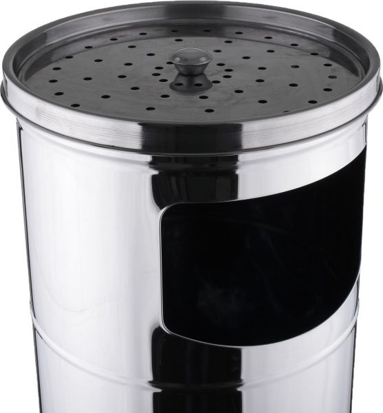 Урна-попільниця EforMetal срібний 495