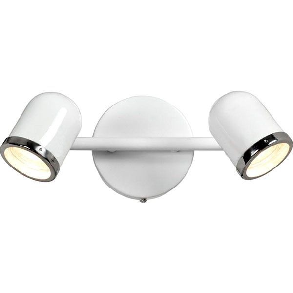 Accento lighting ALIN-Amelie-1 2x50 Вт GU10 хром/белый 